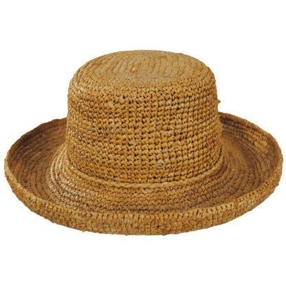 Twisted Raffia Straw Boater Hat