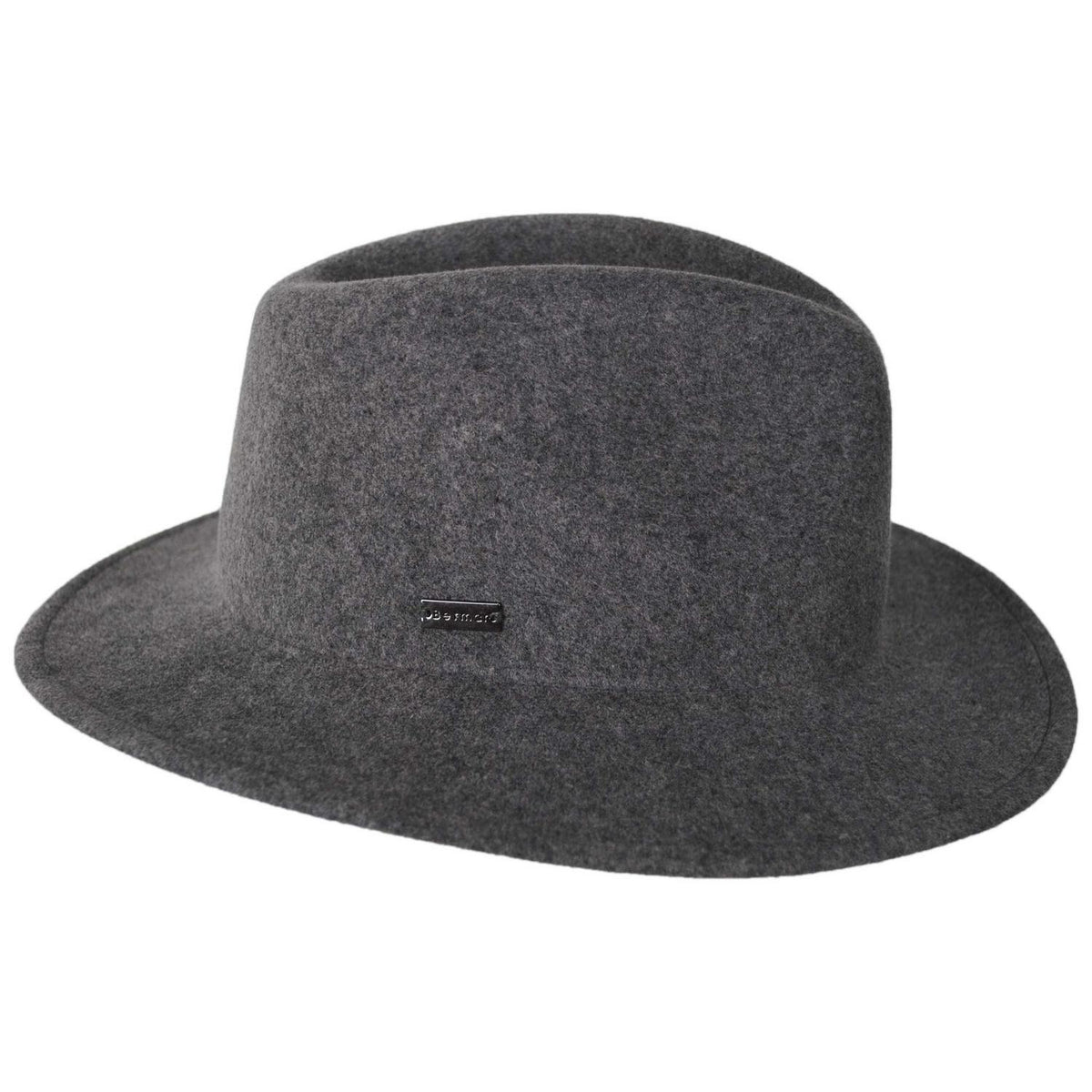 Betmar | Cali Wool LiteFelt Fedora Hat | 123174 | profile | SLATE MIX