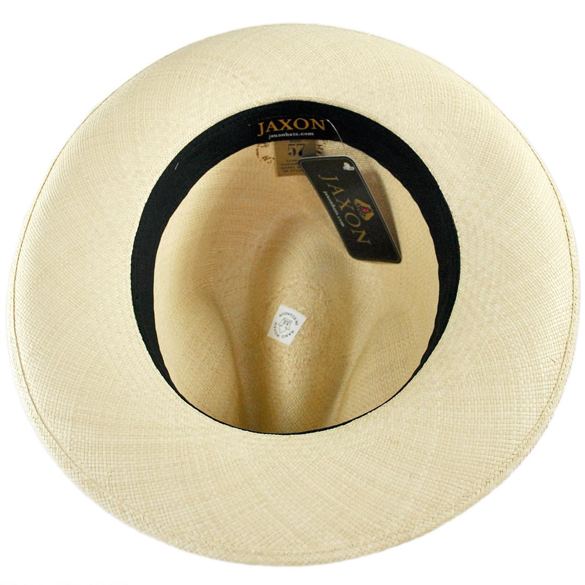 Jaxon Hats | Brisa Grade 8 Panama Straw Fedora Hat | 127121 | under | NATURAL