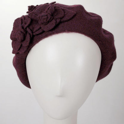 Fleur Wool Beret