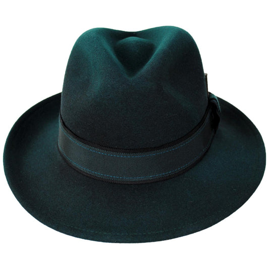 Bailey 1922 | Rawn Wool LiteFelt Fedora Hat | 133312 | front | VIRIDIAN