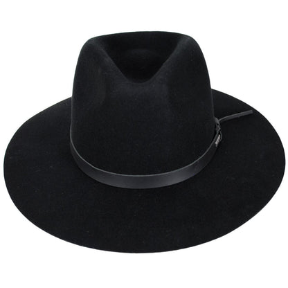 BRIXTON HATS | Hawkins Weather Guard Wool Felt Western Hat - Black | 135613BB | front | BLACK