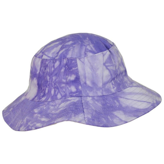 Karen Keith | Tie Dye Cotton Reversible Bucket Hat | 401403 | front | PURPLE