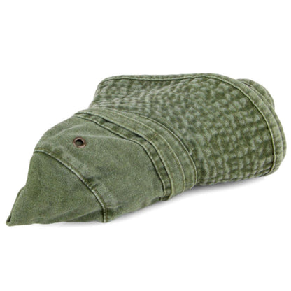 Village Hat Shop | VHS Cotton Booney Hat | 186650 | detailtwo | OLIVE GREEN