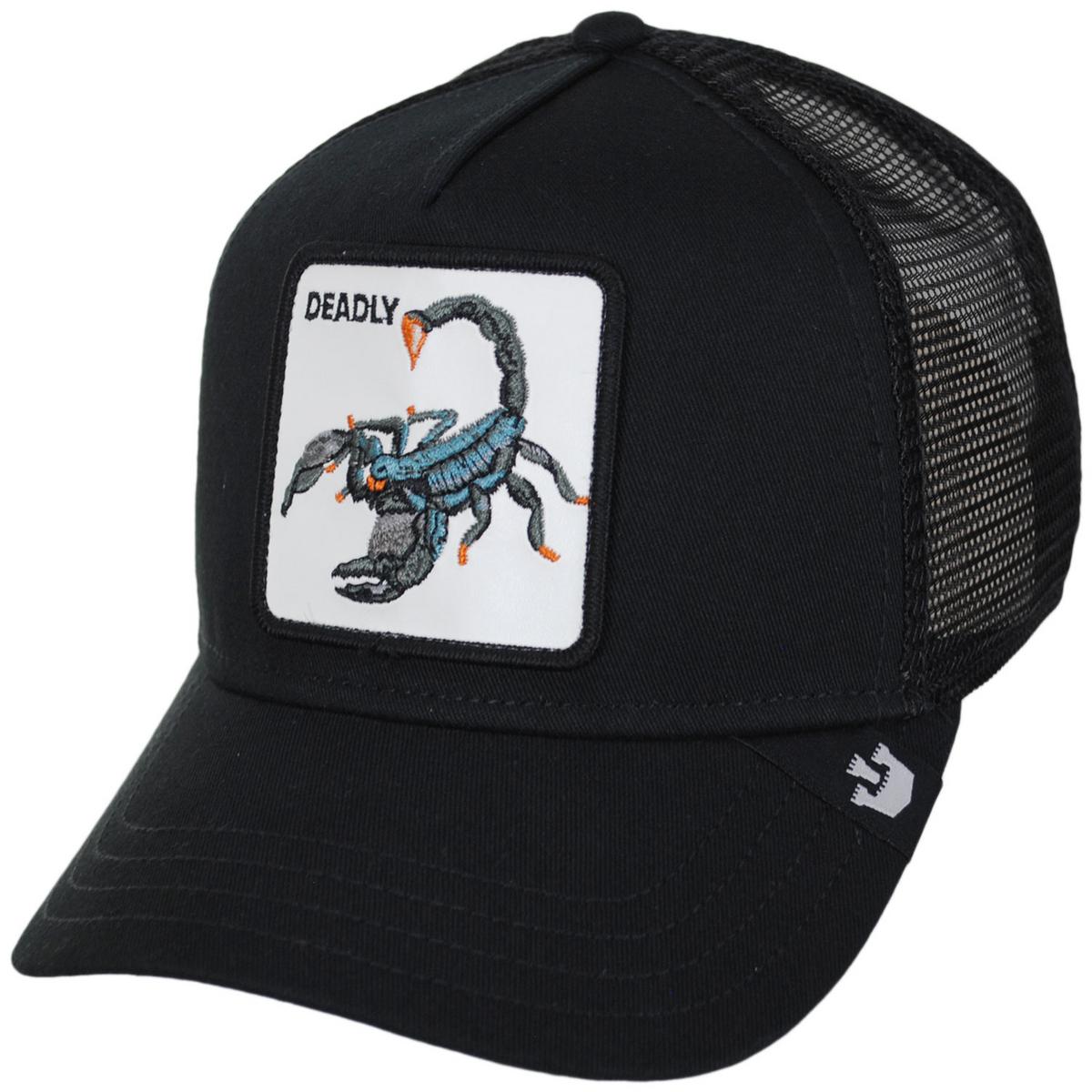 Goorin Bros | Deadliest Scorpion Mesh Trucker Snapback Baseball Cap | 200657 | lead | BLACK