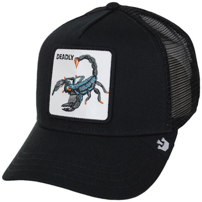 Goorin Bros | Deadliest Scorpion Mesh Trucker Snapback Baseball Cap | 200657 | lead | BLACK
