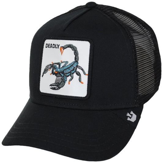 Goorin Bros | Deadliest Scorpion Mesh Trucker Snapback Baseball Cap | 200657 | lead | BLACK