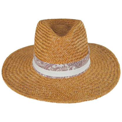 Boa Vida Palm Straw Fedora Hat