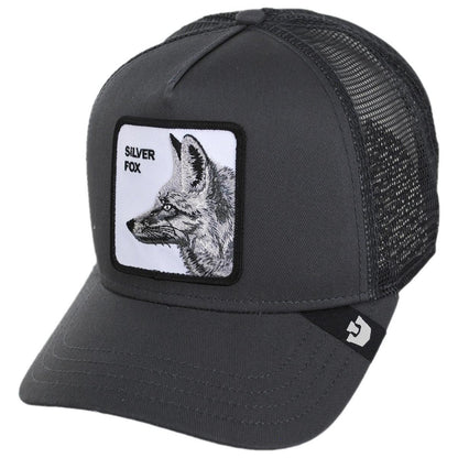 Goorin Bros | Silver Fox Mesh Trucker Snapback Baseball Cap | 200425 | lead | OIL