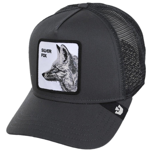 Goorin Bros | Silver Fox Mesh Trucker Snapback Baseball Cap | 200425 | lead | OIL