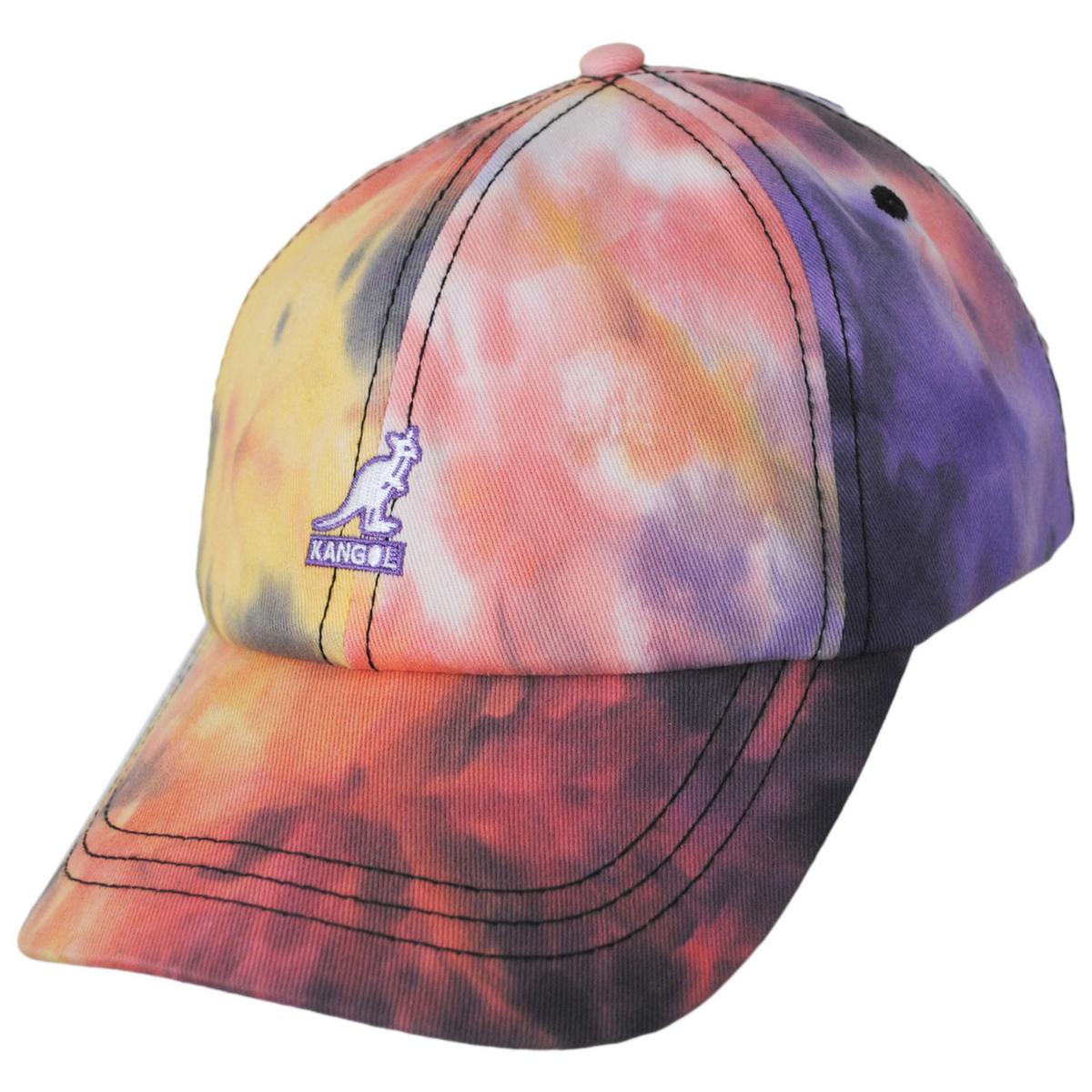 Kangol | Tie Dye Cotton Strapback Baseball Cap | 201158 | lead | GALAXY