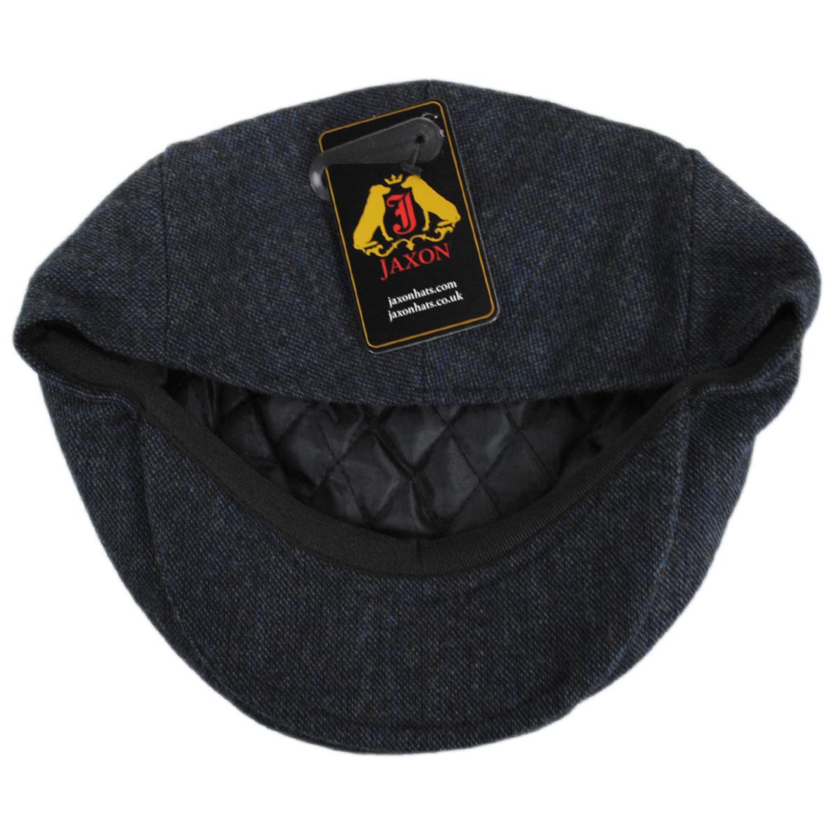 Jaxon Hats | Wholesale Troubadour Tweed Wool Blend Ivy Cap B2B Pre-Pack | B2B167567 | under | NAVY BLUE