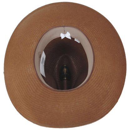 Stetson | Bellmont Shantung Straw Gus Western Hat | 127064 | under | COGNAC