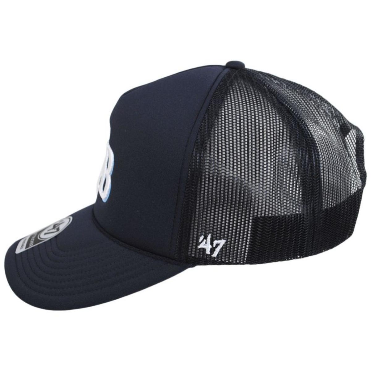 47 Brand | Tampa Bay Rays MLB Foam Mesh Trucker Snapback Baseball Cap | 203276 | profile | NAVY