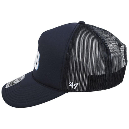 47 Brand | Tampa Bay Rays MLB Foam Mesh Trucker Snapback Baseball Cap | 203276 | profile | NAVY
