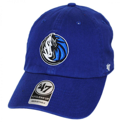 47 Brand | Dallas Mavericks NBA Clean Up Strapback Baseball Cap Dad Hat | 204040 | lead | ROYAL