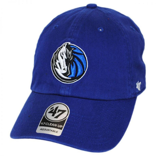 47 Brand | Dallas Mavericks NBA Clean Up Strapback Baseball Cap Dad Hat | 204040 | lead | ROYAL