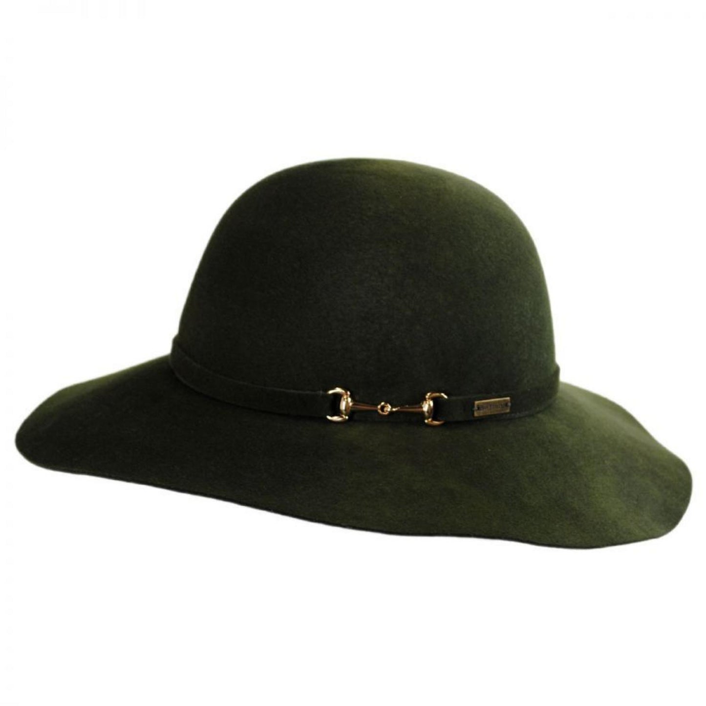 Betmar | Hannah Wool LiteFelt Floppy Hat | 123197 | profile | OLIVE GREEN