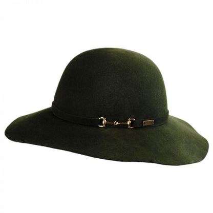 Betmar | Hannah Wool LiteFelt Floppy Hat | 123197 | profile | OLIVE GREEN