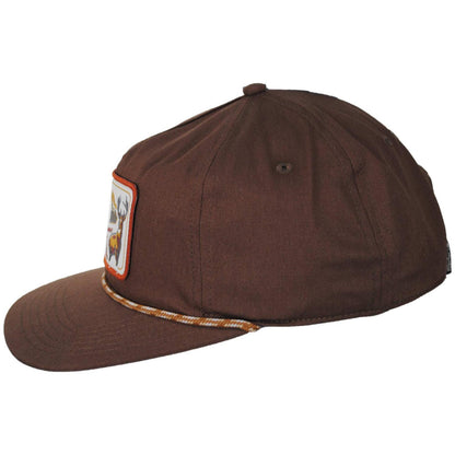 Columbia Sportswear | PHG Terminal Shot Cotton Snapback Baseball Cap | 400078 | profile | TOBACCO