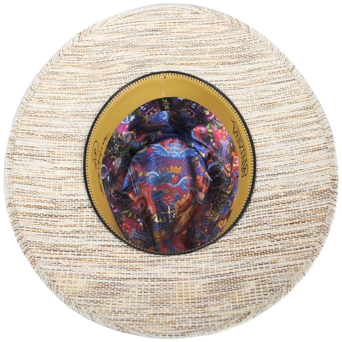 Carlos Santana | Supernatural Matte Toyo Safari Fedora Hat | 129803 | under | TEA/NAVY