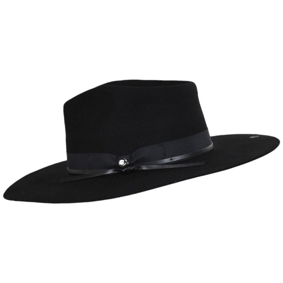 Peter Grimm | Byron Bay Wool Felt Rancher Hat | 136500 | profile | BLACK
