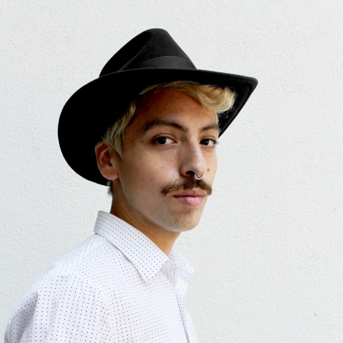 Jaxon Hats | Ford Crushable Wool Felt Fedora Hat | 135004 | lsmtwo | BLACK