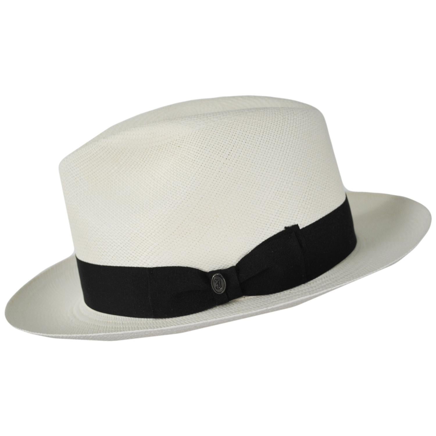 Jaxon Hats | Henry Grade 8 Panama Straw Fedora Hat | 127152 | profile | BLEACH