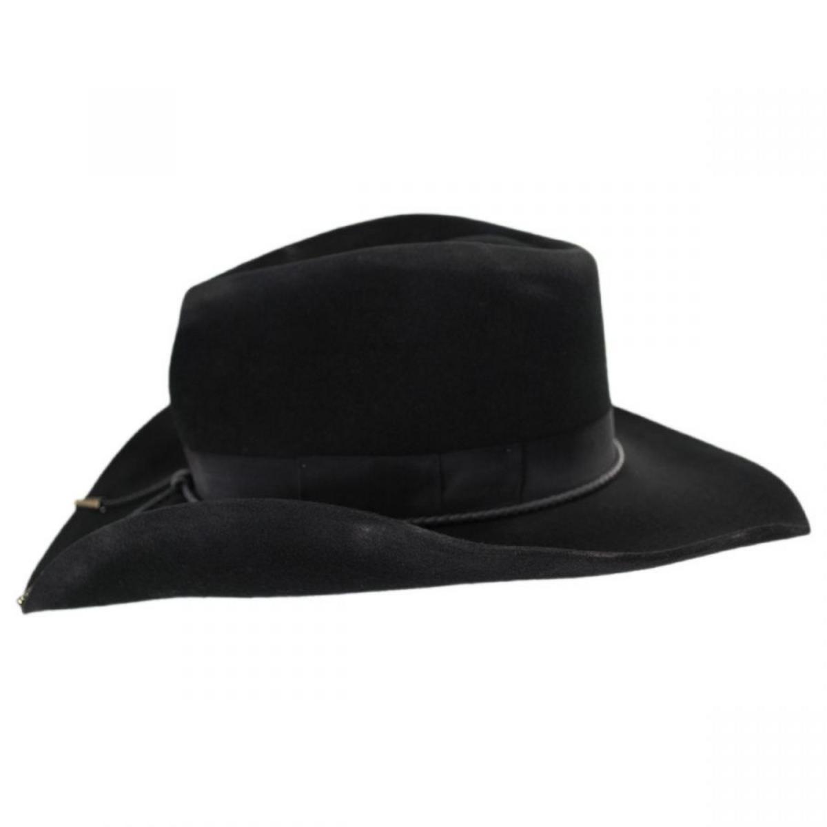 Charlie 1 Horse | Desperado Wool Felt Western Hat | 124988 | profile | BLACK