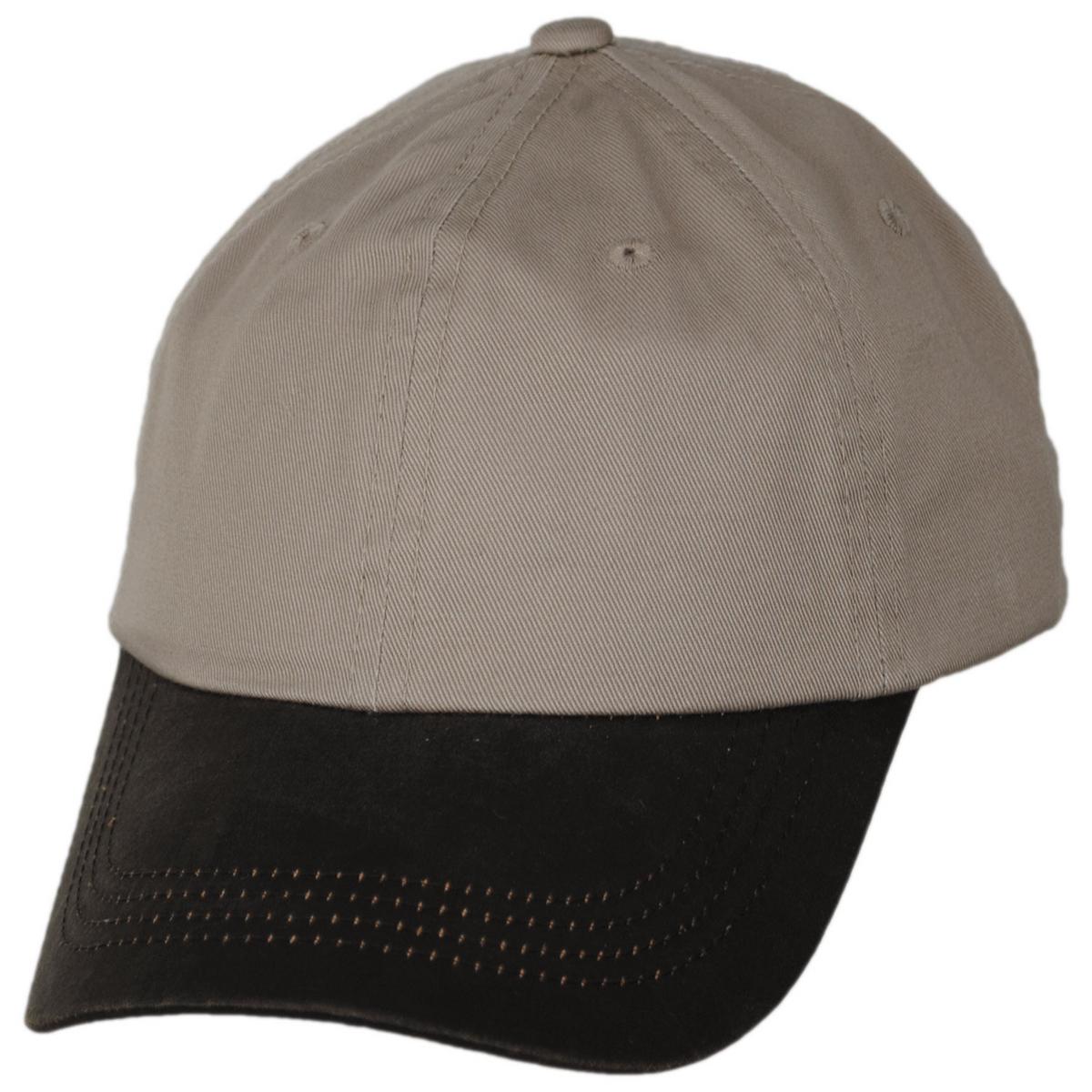 Dorfman Pacific | Weathered Cotton Bill Baseball Cap | 200191 | lead | KHAKI