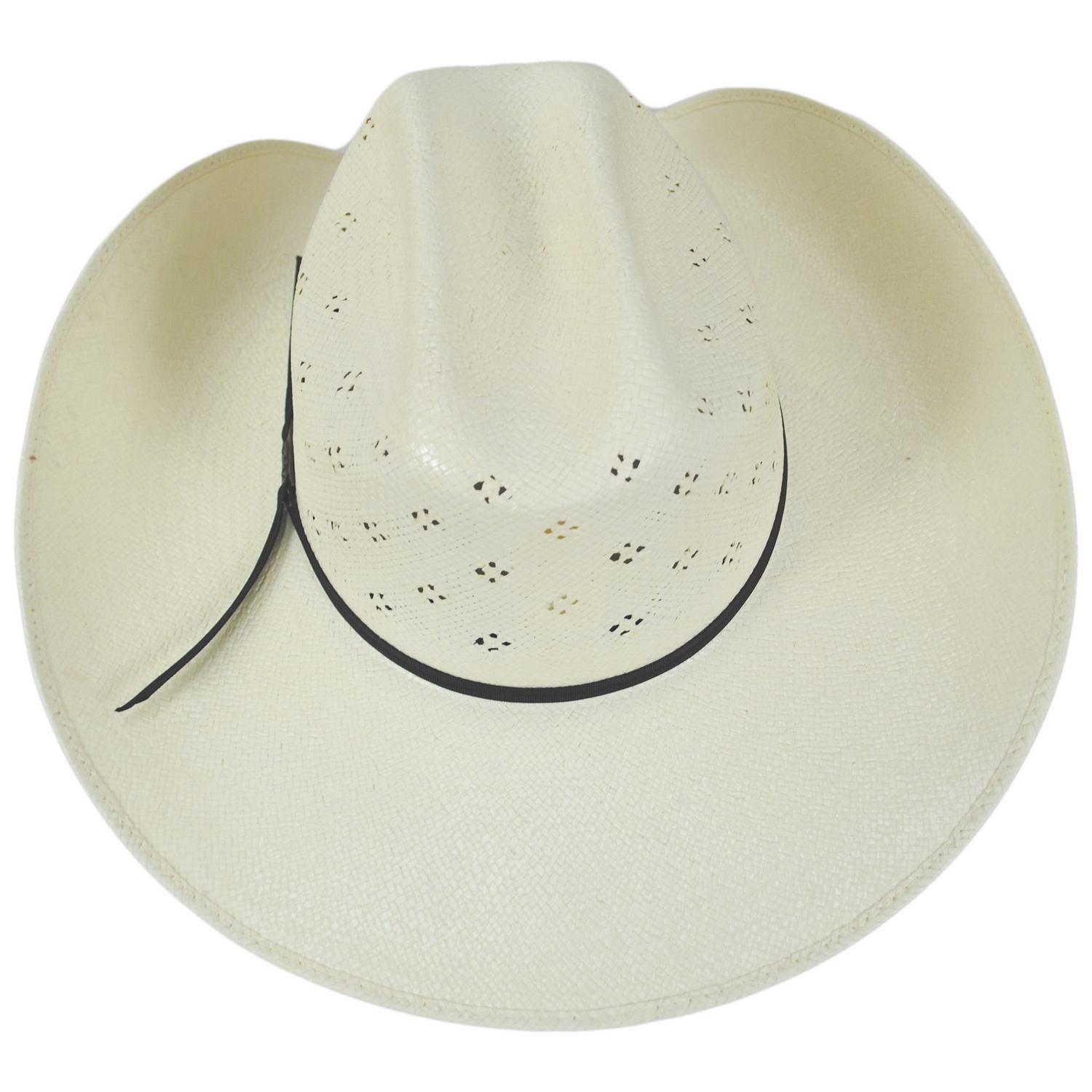 Bailey Western | Seneca Shantung Straw Western Hat | 127945 | top | NATURAL