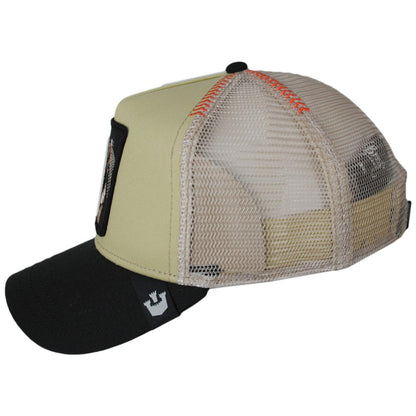 Goorin Bros | Seal Mesh Trucker Snapback Baseball Cap | 200715 | profile | BEIGE
