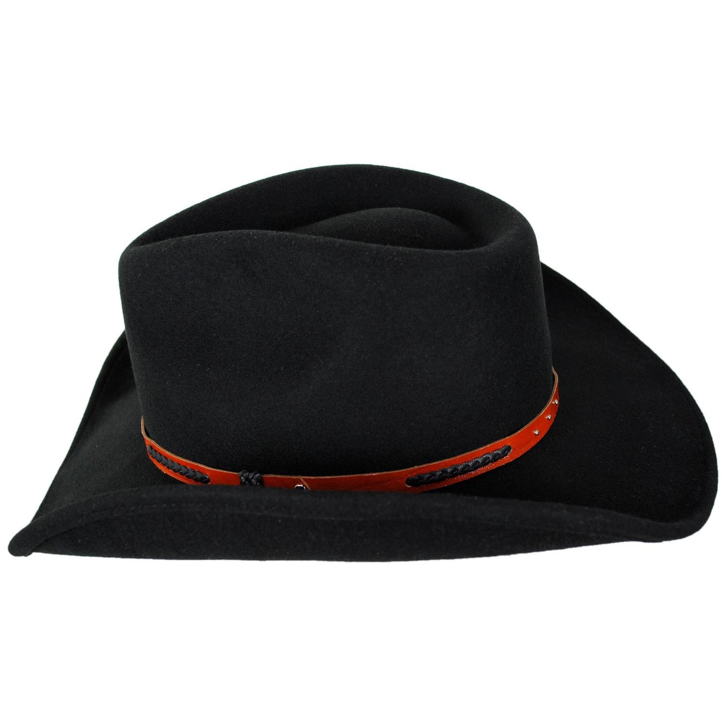 Stetson | Summit Wool Felt Outback Hat | 130770 | profile | BLACK