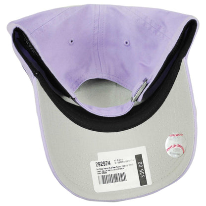 47 Brand | San Diego Padres MLB Tonal Base Runner Clean Up Strapback Baseball Cap Dad Hat | 204431 | under | WISTERIA