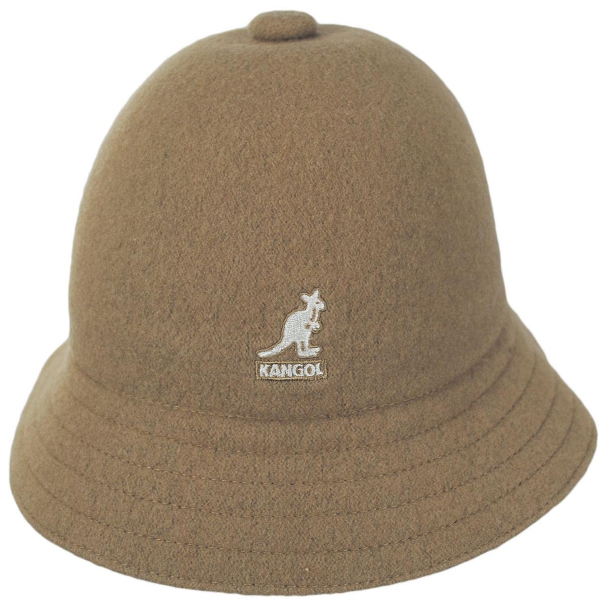 Kangol | Wool Casual Bucket Hat | 185808 | front | CAMEL