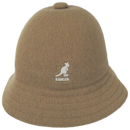 Kangol | Wool Casual Bucket Hat | 185808 | front | CAMEL