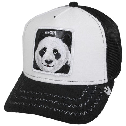 Goorin Bros | Finish Last Panda Mesh Trucker Snapback Baseball Cap | 200616 | lead | WHITE