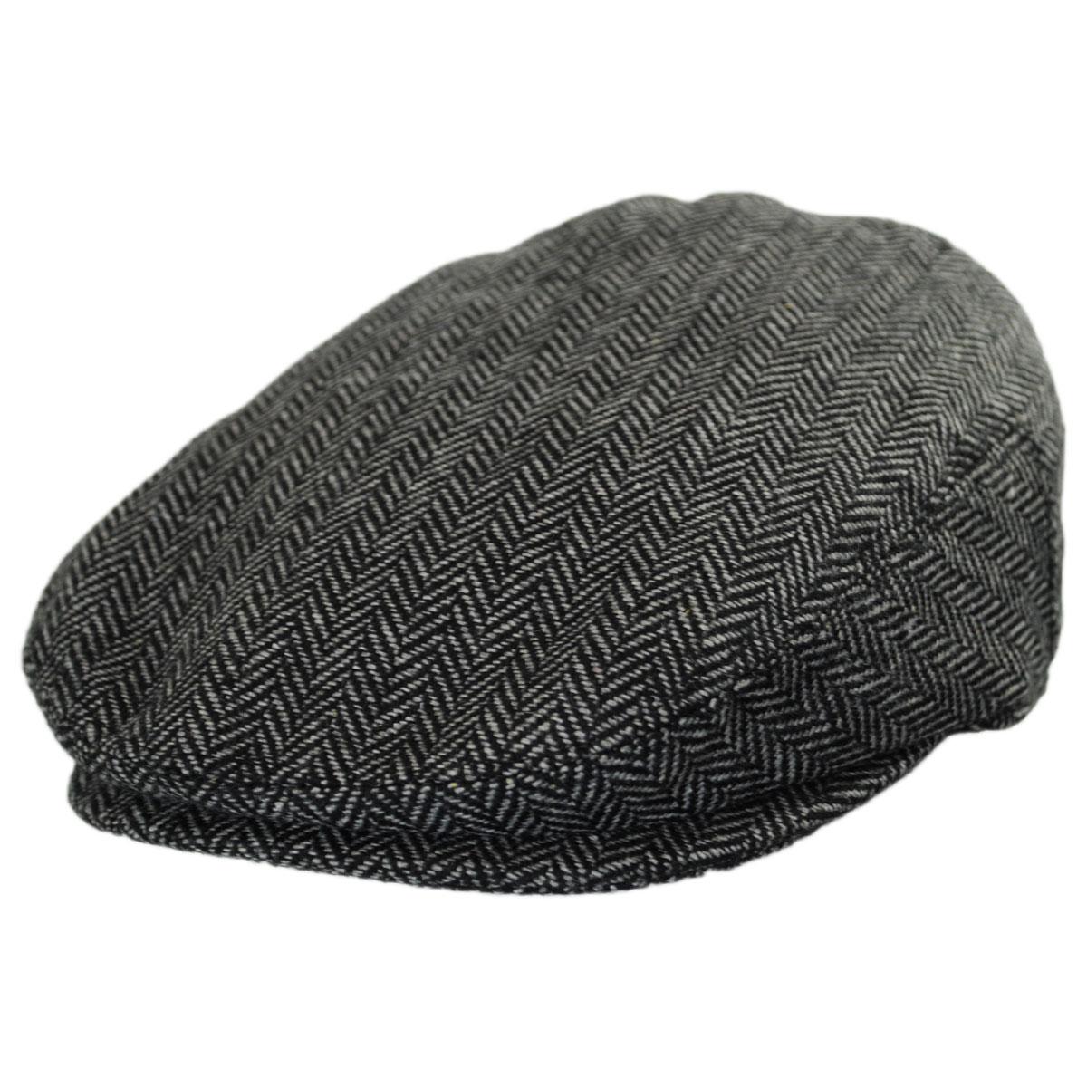 Jaxon Hats | Wholesale Kid's Herringbone Wool Blend Ivy Cap B2B Pre-Pack | B2B512104 | lead | CHARCOAL