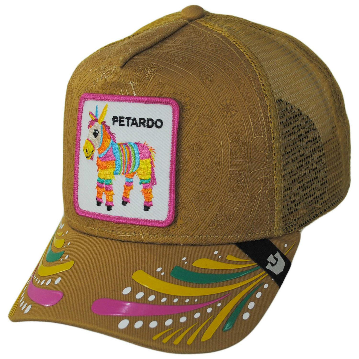 Goorin Bros | Petardo Mesh Trucker Snapback Baseball Cap | 200864 | lead | AMBER