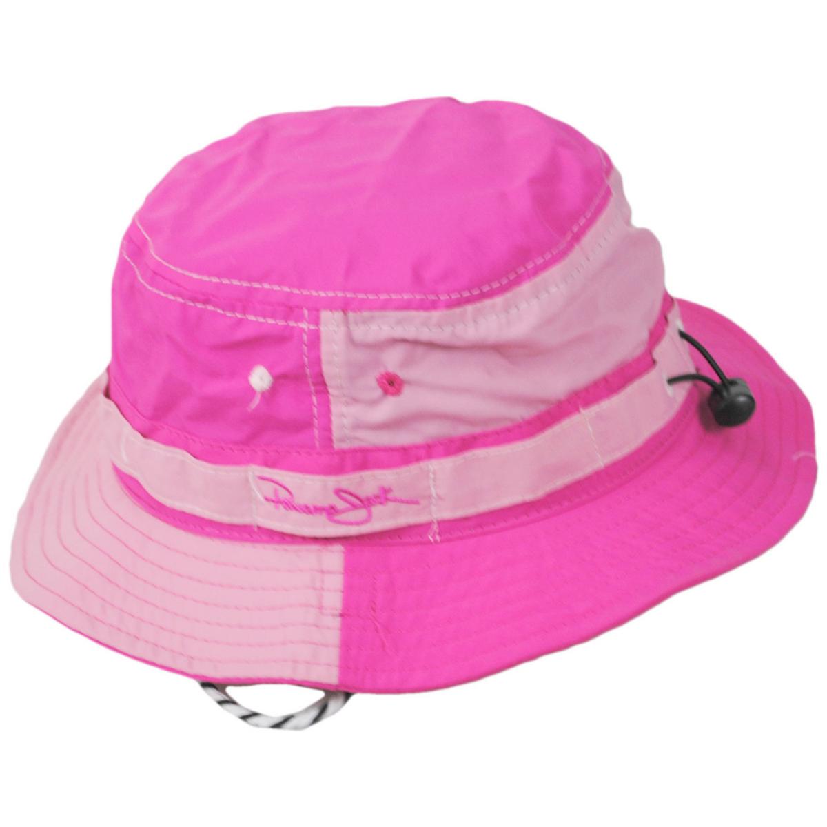 Panama Jack | Kid's Copper Nylon Boonie Hat | 508205 | profile | PINK
