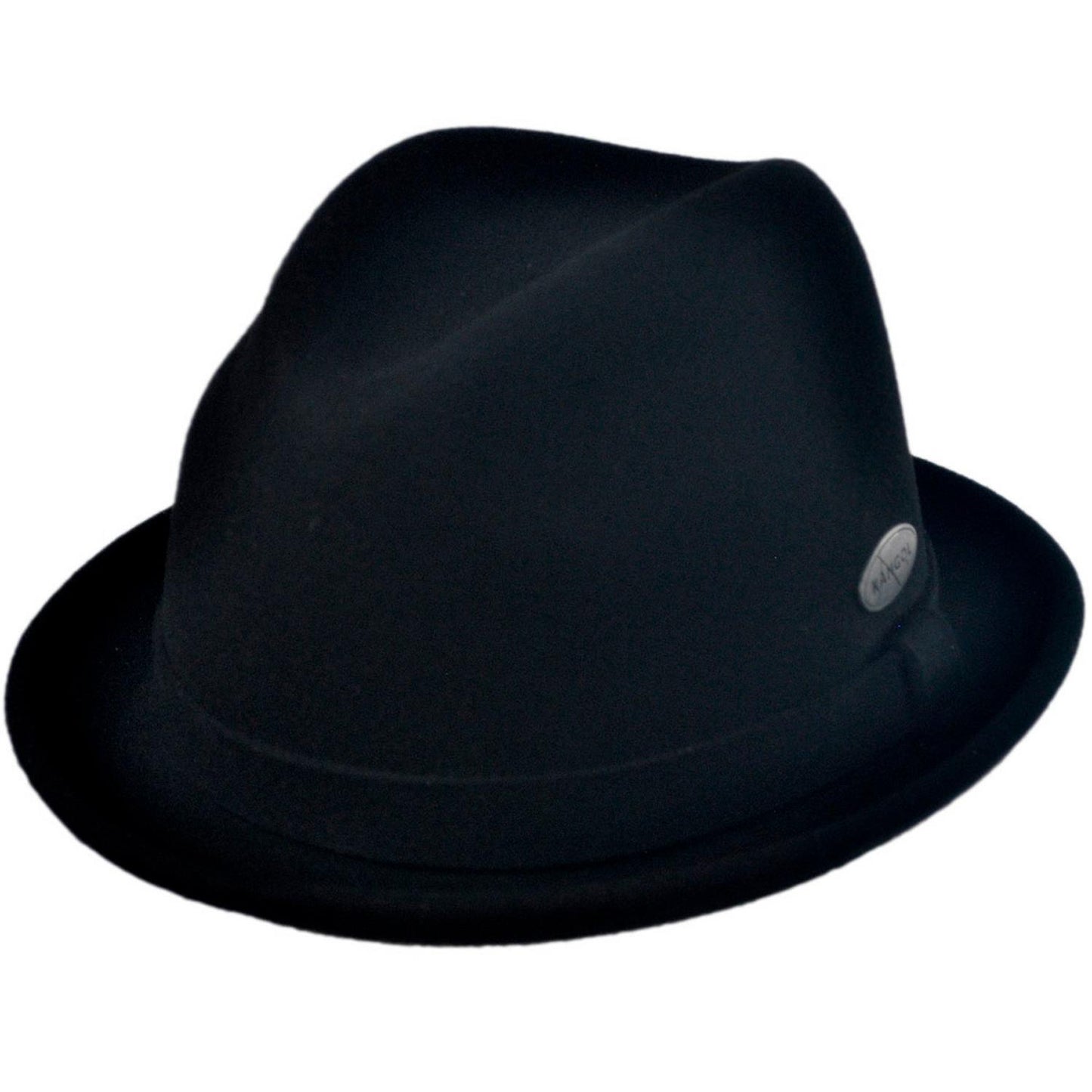 Kangol | Wool LiteFelt Player Fedora Hat | 130197 | lead | BLACK