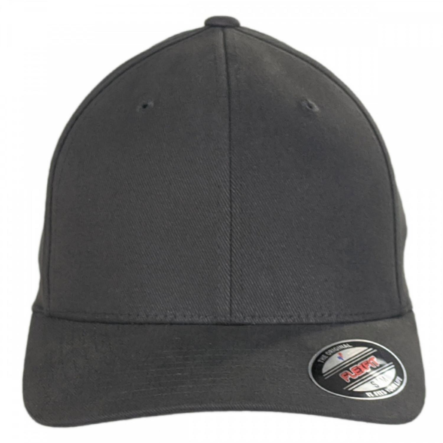 Flexfit | Brushed Cotton Twill MidPro Flexfit Fitted Baseball Cap | 221500 | front | GREY