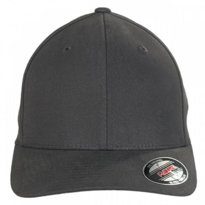 Flexfit | Brushed Cotton Twill MidPro Flexfit Fitted Baseball Cap | 221500 | front | GREY