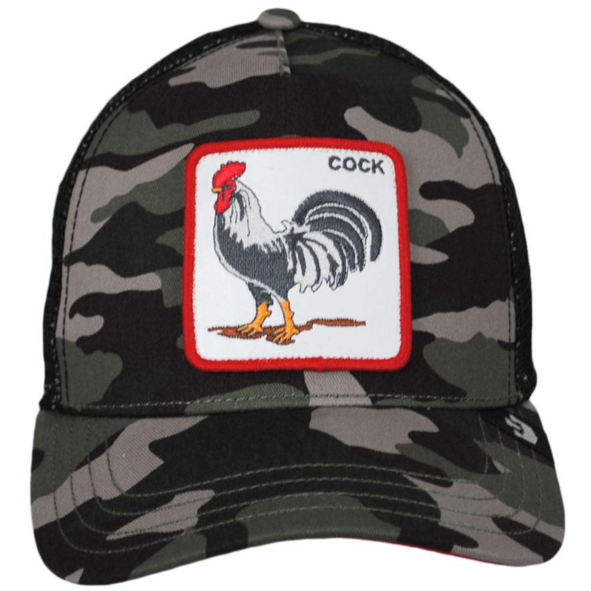 Goorin Bros | Cock Mesh Trucker Snapback Baseball Cap | 200441 | front | CAMOUFLAGE
