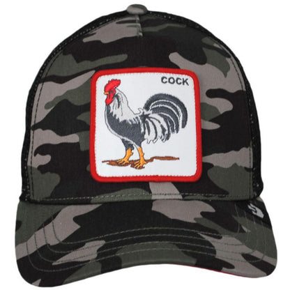 Goorin Bros | Cock Mesh Trucker Snapback Baseball Cap | 200441 | front | CAMOUFLAGE