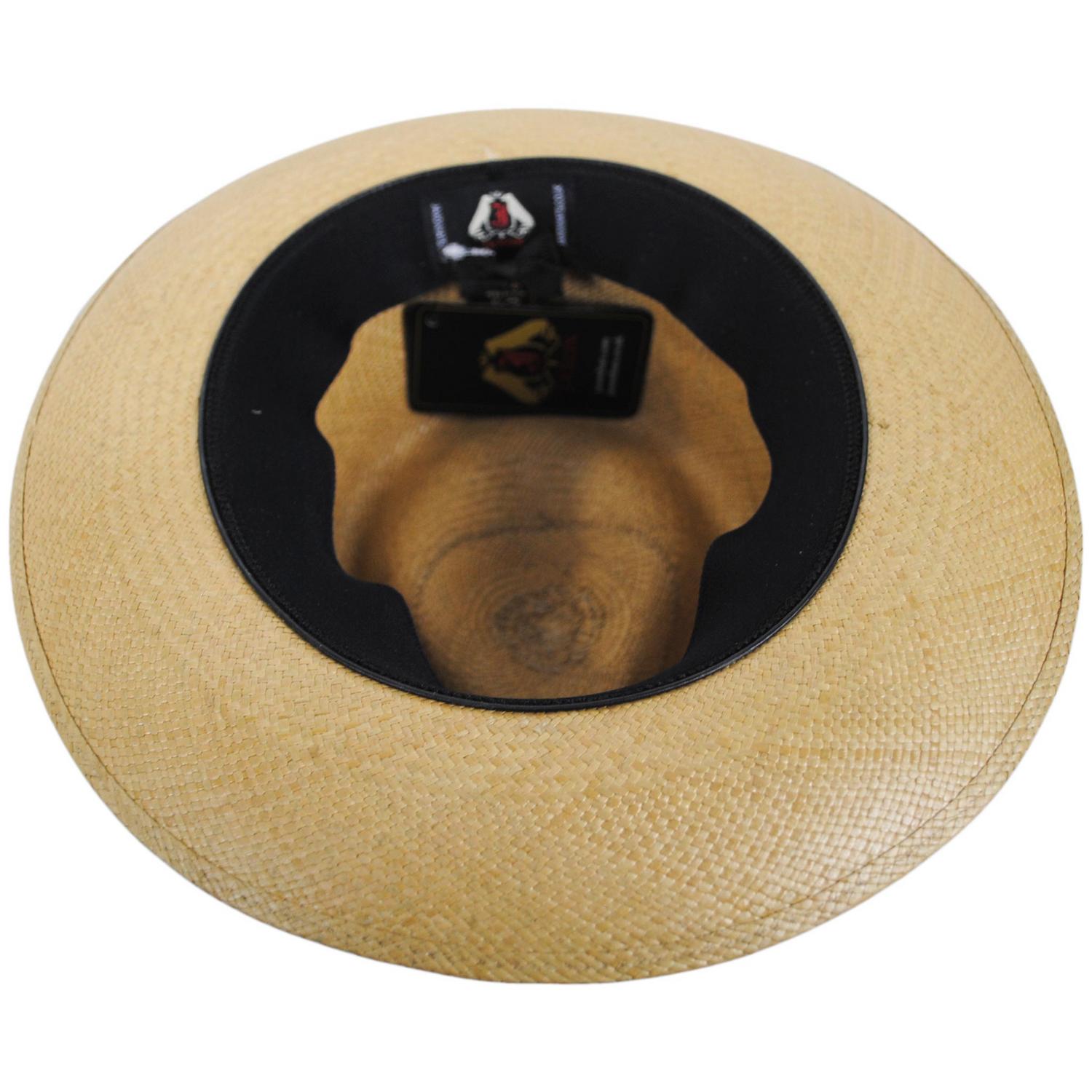 Jaxon Hats | Humphrey Grade 8 Panama Straw Fedora Hat | 127153 | under | SAGE