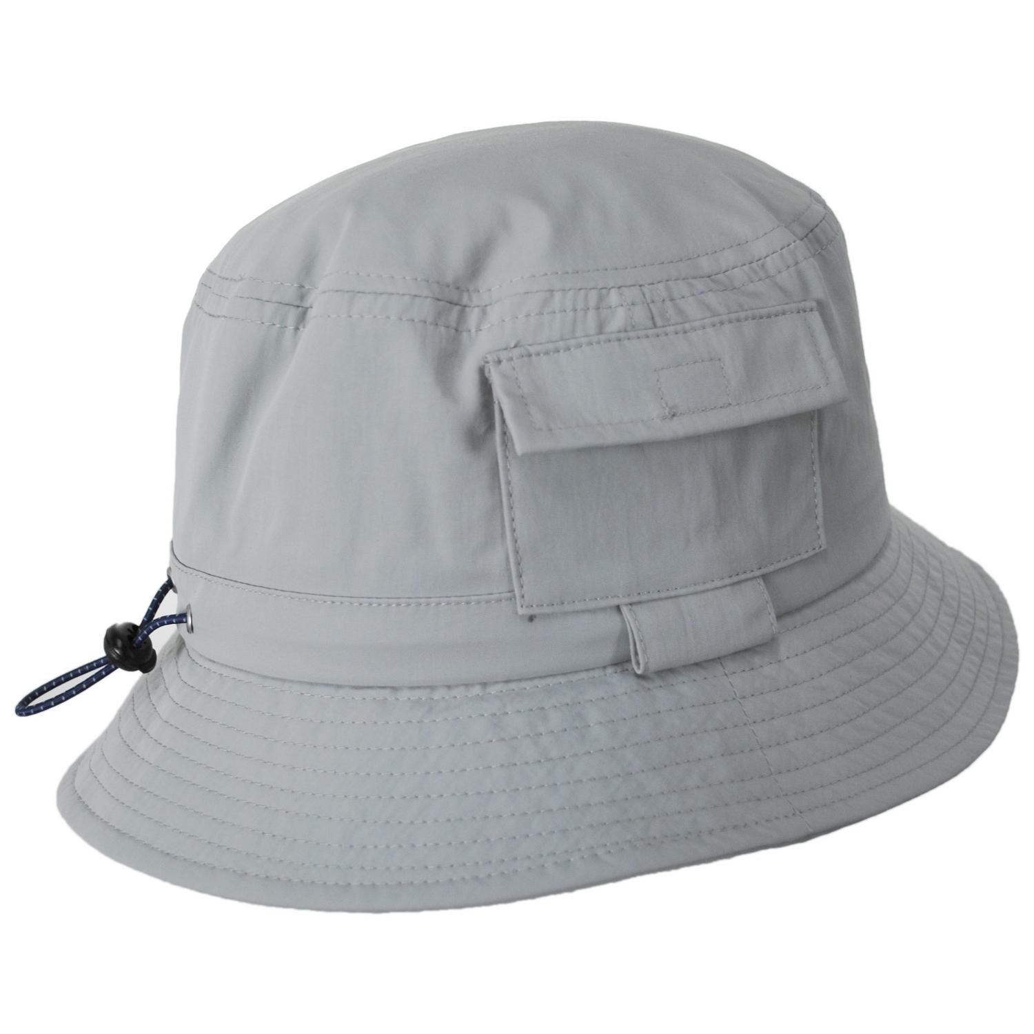 Kangol | Kangolf Nylon Lahinch Bucket Hat | 185842 | profile | GREY