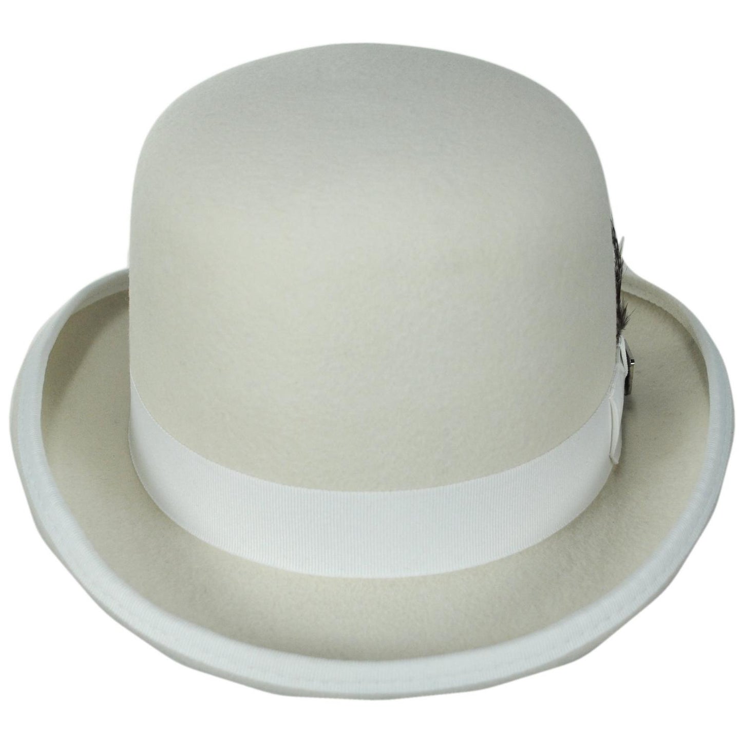 Stacy Adams | Wool Felt Derby Hat | 130454 | front | IVORY