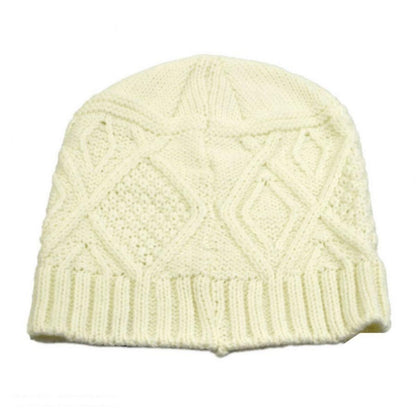 Jaxon Hats | Kensington Knit Beanie Hat | 502910 | lead | OFF WHITE