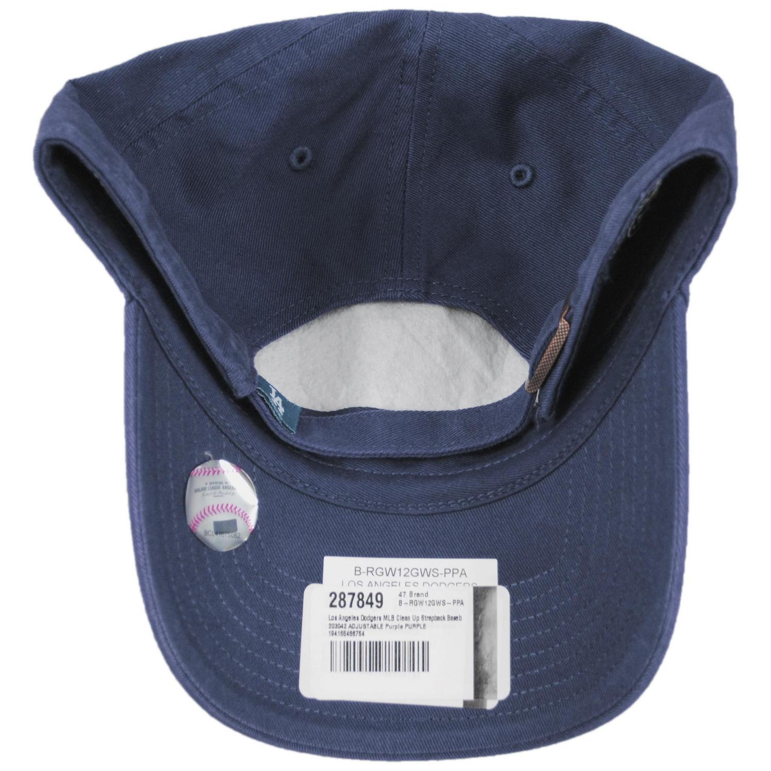 47 Brand | Los Angeles Dodgers MLB Clean Up Strapback Baseball Cap Dad Hat | 203042 | under | VINTAGE NAVY